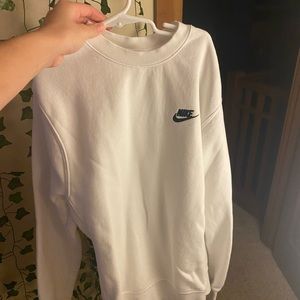White Nike Crewneck